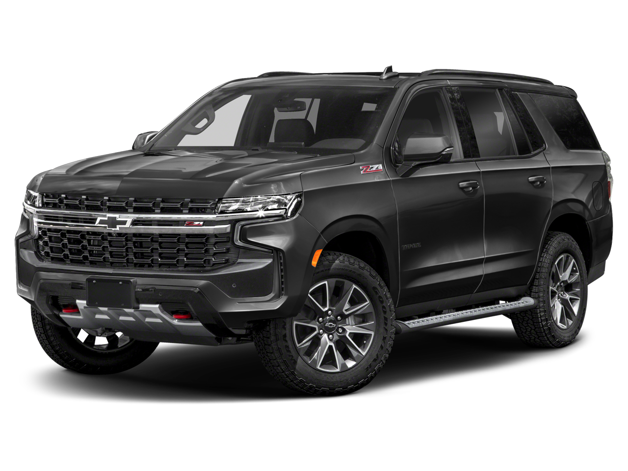 2023 Chevrolet Tahoe Z71 in White — front three-quarter view