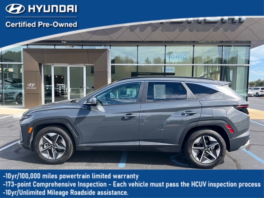 2025 Hyundai TUCSON SEL Convenience in Gray — front three-quarter view