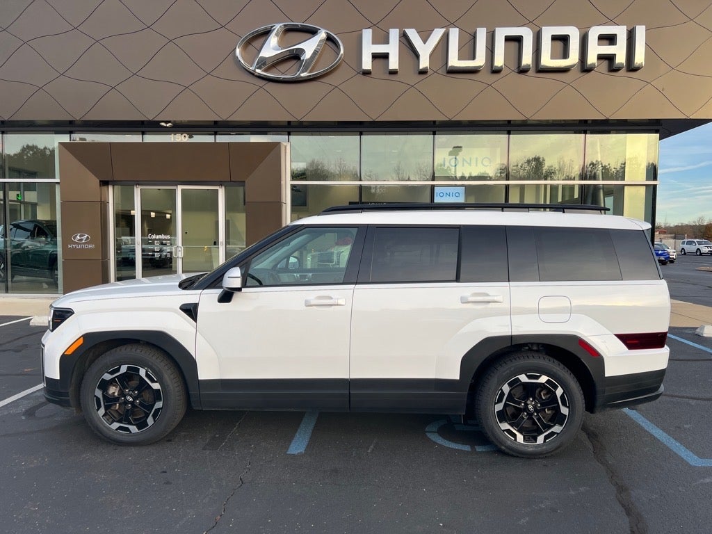 2024 Hyundai SANTA FE SEL in White — front three-quarter view