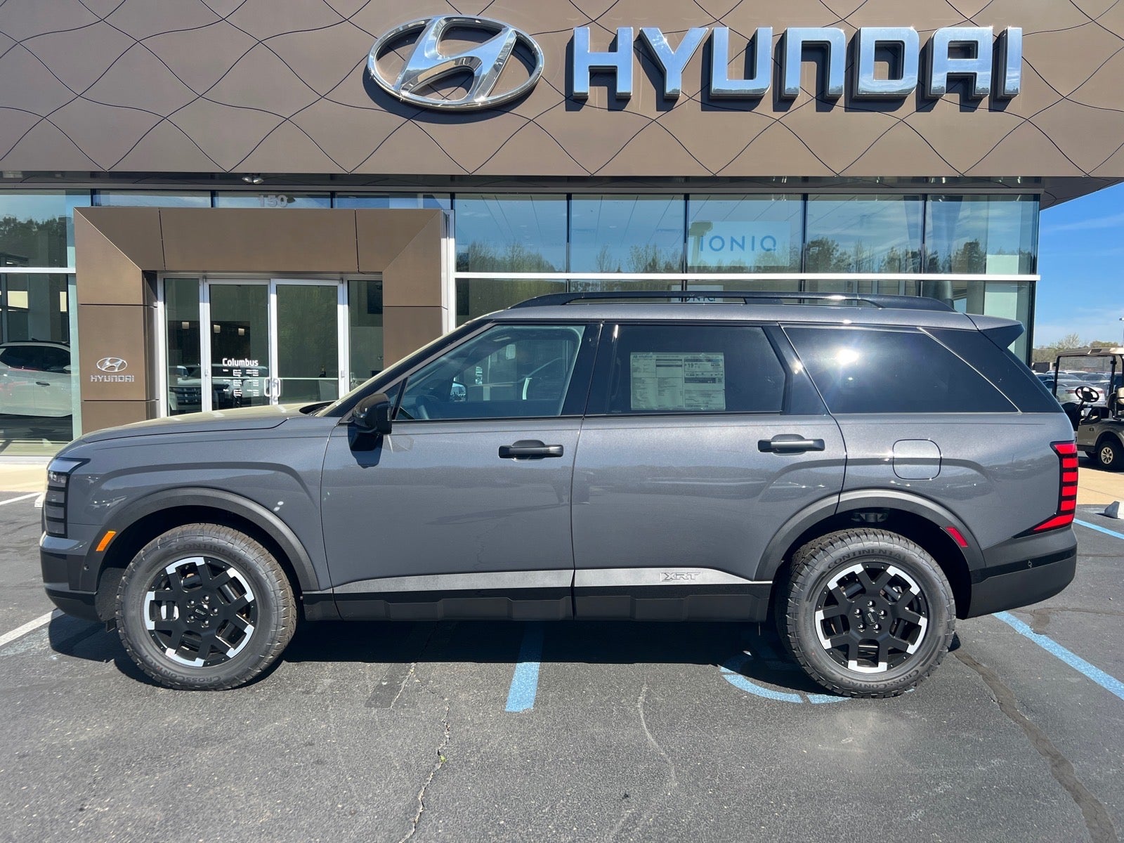 2026 Hyundai PALISADE XRT Pro in Gray — front three-quarter view