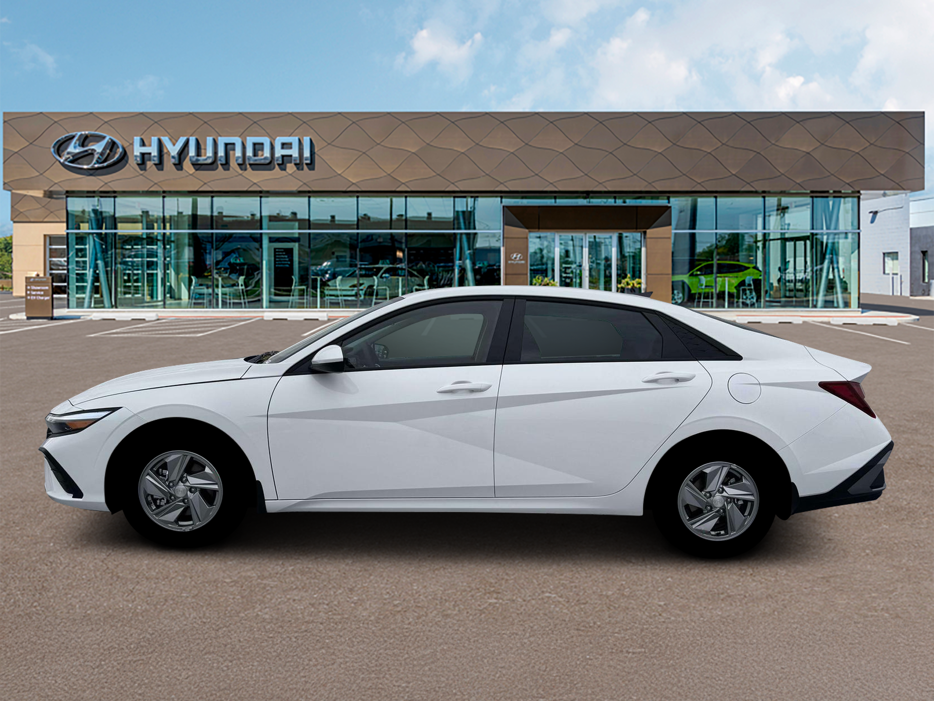 2026 Hyundai ELANTRA — rear three-quarter view